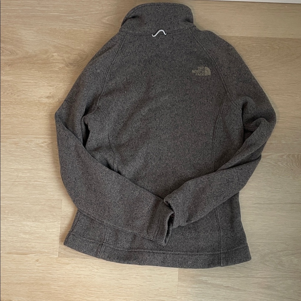 The North Face Women's Charcoal Ski Fleece Zip Up Small gray - Picture 9 of 9